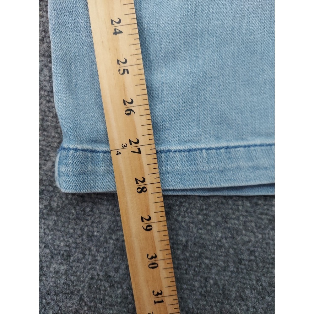 American Eagle Jeans Womens XL Blue Low Rise Ultra Wide Leg Drawstring Pull On - Picture 7 of 13